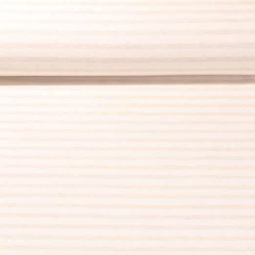 Canevas jacquard Durable Marcel - Rayures Ecru Beige 10mm/5mm
