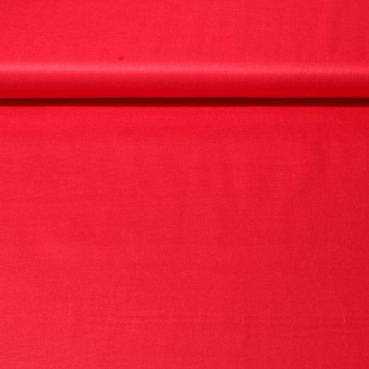 Tissu traditionnel en coton Romantico - Uni Rouge clair