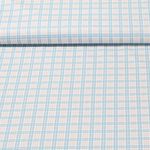 Baumwolle Popeline - Kollektion Campagne Chic Scottish Blau