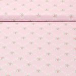 Baumwolle Popeline - Kollektion Campagne Chic Victorien Rosa
