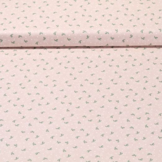 Popeline de coton - Collection Campagne Chic Subtil Poudre