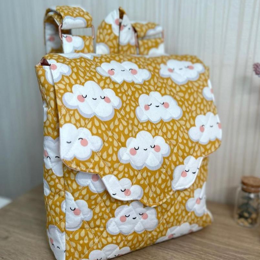 Sac à dos Kindy à motifs avec tuto *Sac star*