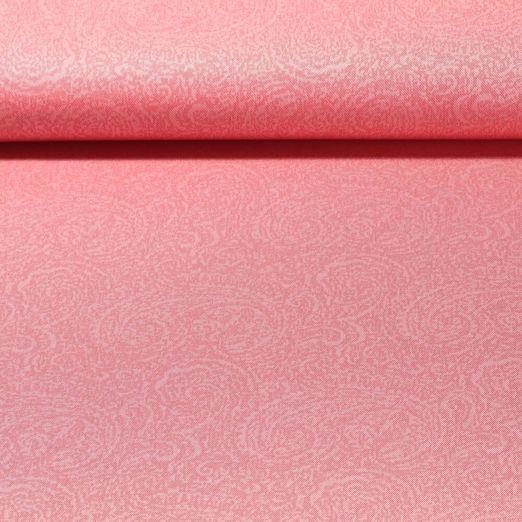 Canevas jacquard Country Soft - Paisley Rouge