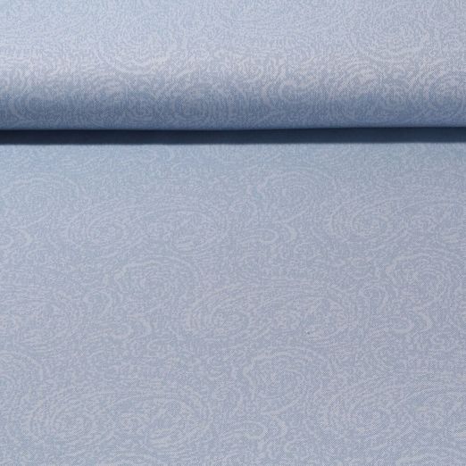 Canvas Jacquard Country Soft - Paisley Blau