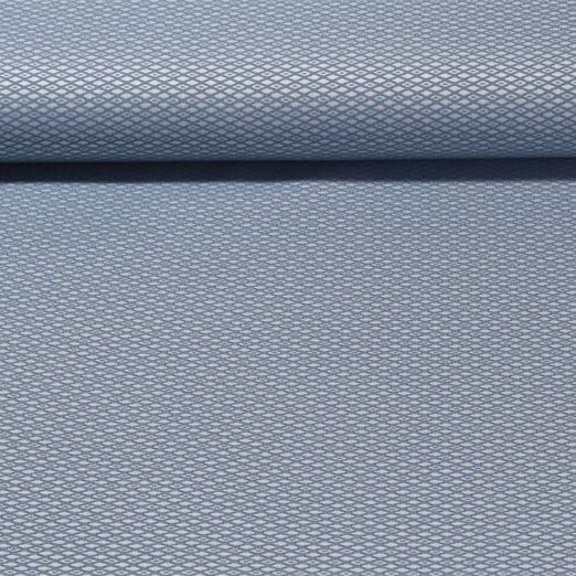 Canvas Jacquard Country Soft - Rauten Blau