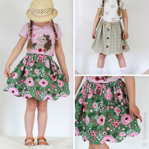Rock - Curved Dress - Schnittmuster eBook