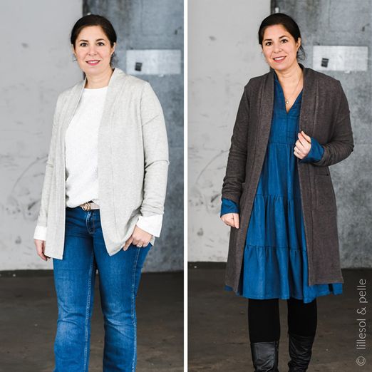 Cardigan - Basic-Cardigan - Schnittmuster eBook