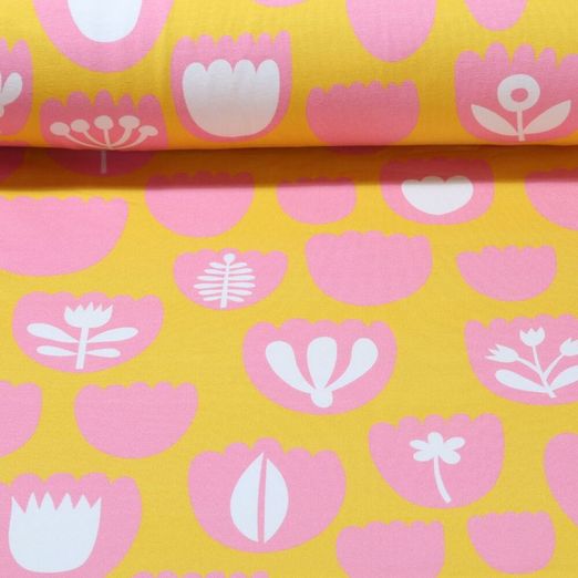 Jersey bio - Hamburger Liebe Impression digitale Easygoing Tulipes Jaune