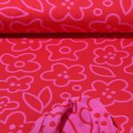 Jersey bio - Amour Hambourgeois Easygoing Jacquard Doubleface Rouge Rose