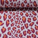 Ekologisk Jersey - Hamburger Liebe Easygoing Safari Jacquard Vanilla Berry