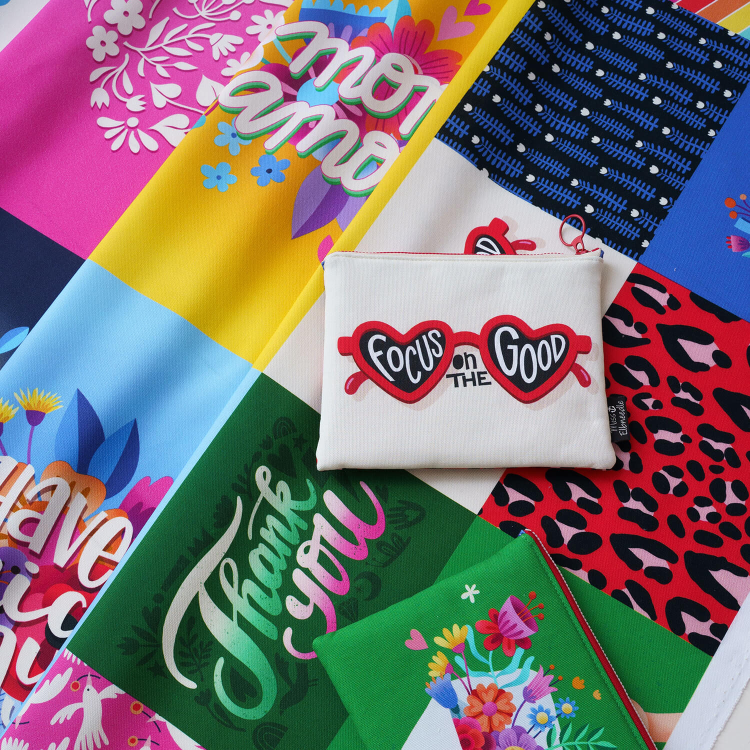 Bio Canvas Taschen Panel - Easygoing Zipper Pouch Party-3 Bio Canvas Taschen Panel - Easygoing Zipper Pouch Party-3