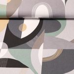 Coton enduit - Rétro Gris