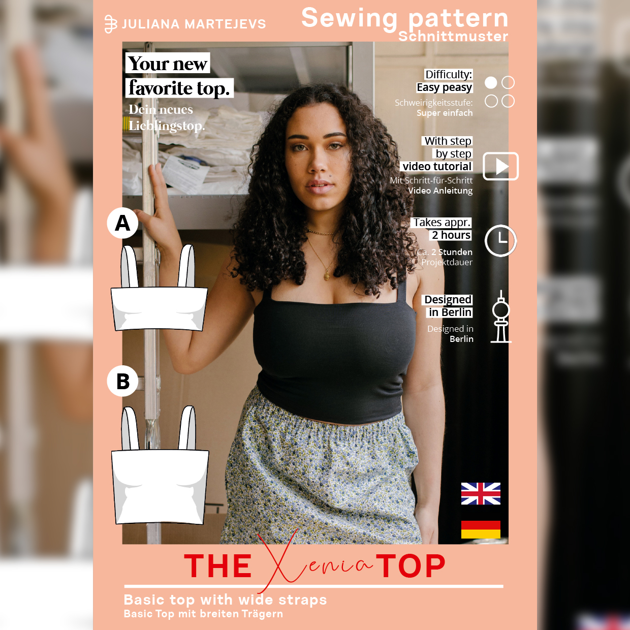 Top - The Xenia Top - Schnittmuster eBook-6 Top - The Xenia Top - Schnittmuster eBook-6