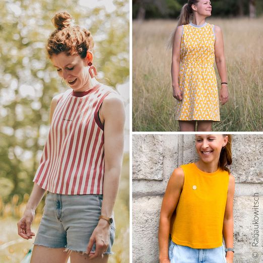 Shirt Kleid und Rock - Frau Schabernack - Schnittmuster eBook