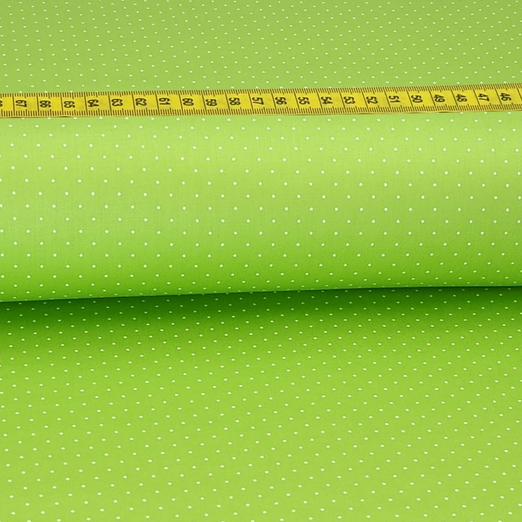 Trachtenstoff - Baumwollsatin Dirndl Design "Katl" Lime