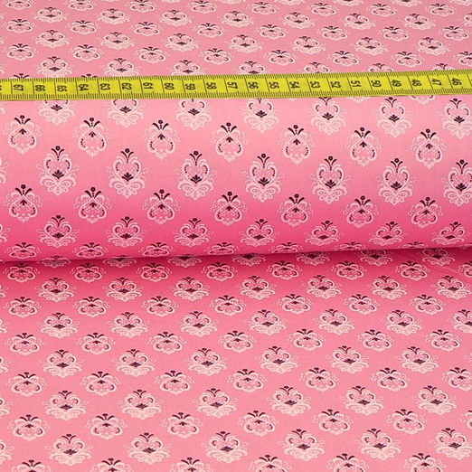 Trachtenstoff - Baumwollsatin Dirndl Design "Xenia" Pinkrosa Trachtenstoff - Baumwollsatin Dirndl Design "Xenia" Pinkrosa
