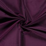 Taftstoff Crashed Uni Aubergine