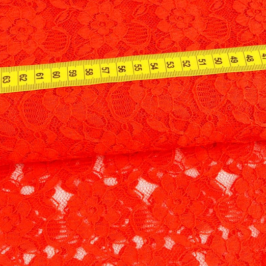 Spitzenstoff SWAFING Blüten Rot Spitzenstoff SWAFING Blüten Rot