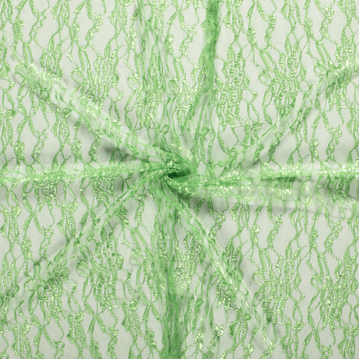 Spitzenstoff Flower Uni Lime Spitzenstoff Flower Uni Lime