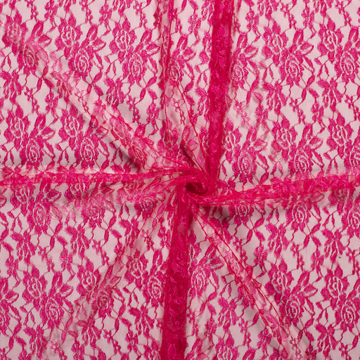 Spitzenstoff Flower Uni Pink Spitzenstoff Flower Uni Pink