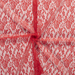 Spitzenstoff Flower Uni Rot Spitzenstoff Flower Uni Rot
