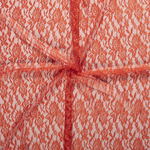Spitzenstoff Flower Uni Orange Spitzenstoff Flower Uni Orange