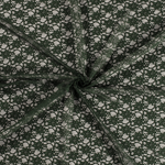 Spitzenstoff Notti Blumen elastisch Uni Waldgrün Spitzenstoff Notti Blumen elastisch Uni Waldgrün