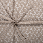 Spitzenstoff Notti Blumen elastisch Uni Beige Spitzenstoff Notti Blumen elastisch Uni Beige