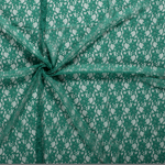 Spitzenstoff Notti Blumen elastisch Uni Grün Spitzenstoff Notti Blumen elastisch Uni Grün