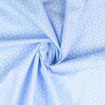 Cotone Piccoli Fiori Azzurro Chiaro Cotone Piccoli Fiori Azzurro Chiaro