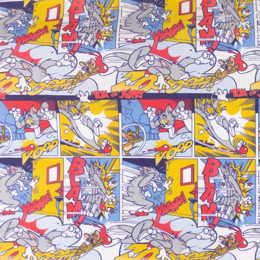 Baumwolle Tom & Jerry Comic Lizenz Digital Baumwolle Tom & Jerry Comic Lizenz Digital