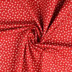 Baumwolle Small Butterflies Rot Baumwolle Small Butterflies Rot