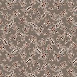 Baumwolle Stretch - Baumwollsatin Oracles auf Taupe Baumwolle Stretch - Baumwollsatin Oracles auf Taupe