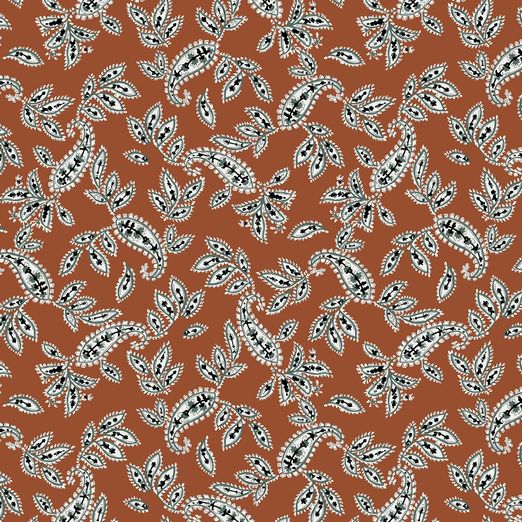 Baumwolle Stretch - Baumwollsatin Oracles auf Blutorange Baumwolle Stretch - Baumwollsatin Oracles auf Blutorange