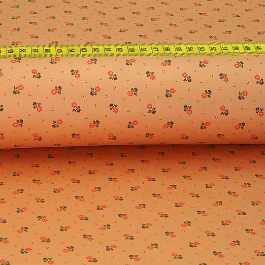 Trachtenstoff - Baumwollsatin Dirndl Design "Sina" Apricot Trachtenstoff - Baumwollsatin Dirndl Design "Sina" Apricot