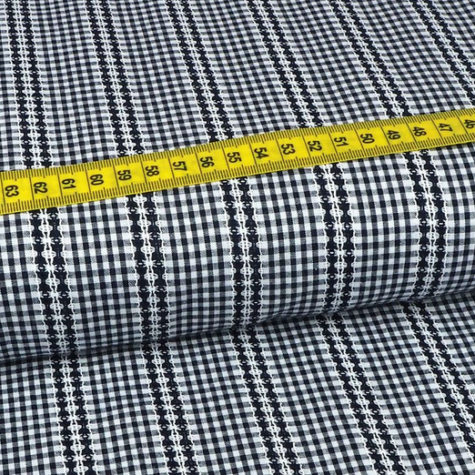 Baumwolle Dirndl Tirol Check Dunkelblau Baumwolle Dirndl Tirol Check Dunkelblau