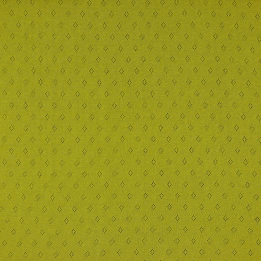 Feinstrickjersey Ajour Senfgelb Feinstrickjersey Ajour Senfgelb