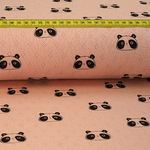 Feinstrickjersey Ajour Pointoille Panda Altrosa Feinstrickjersey Ajour Pointoille Panda Altrosa