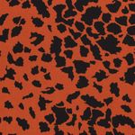 Bekleidungsstoff Viskose Animalprint Giraffe Blutorange Bekleidungsstoff Viskose Animalprint Giraffe Blutorange