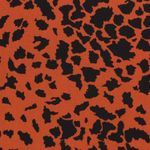 Tessuto abbigliamento viscosa animalier giraffa arancio sangue Tessuto abbigliamento viscosa animalier giraffa arancio sangue