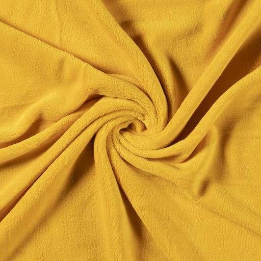 Kuschelfleece Uni Sonnengelb Kuschelfleece Uni Sonnengelb