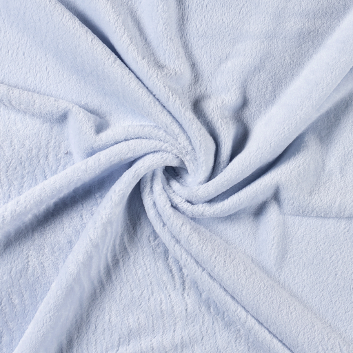 Kuschelfleece Uni Hellblau