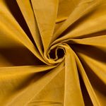 Babycord fin uni jaune moutarde