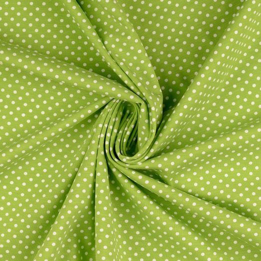 Jersey Little Darling Dots auf Lime Jersey Little Darling Dots auf Lime