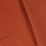 Musselin-Stepper - Rautenstepper mit goldenem Punkte-Foliendruck - Blutorange Musselin-Stepper - Rautenstepper mit goldenem Punkte-Foliendruck - Blutorange