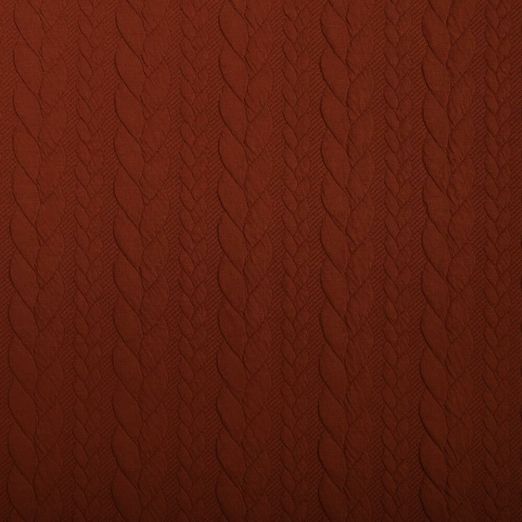 Strickstoff Cably Zopfmuster Rotorange Strickstoff Cably Zopfmuster Rotorange