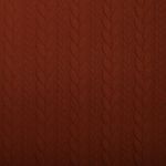 Strickstoff Cably Zopfmuster Rotorange