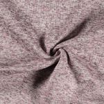 StrickFLEECE Uni Rosa Chiaro/Crema Melange