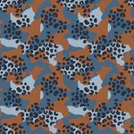 Soft Sweat Animal Camouflage Rauchblau/Blutorange BIO Soft Sweat Animal Camouflage Rauchblau/Blutorange BIO