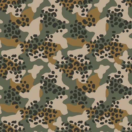 Soft Sweat Animal Camouflage Khaki/Beige BIO Soft Sweat Animal Camouflage Khaki/Beige BIO